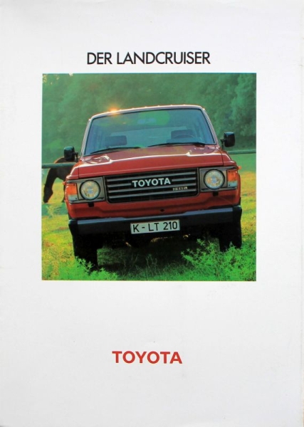 Toyota Landcruiser Modellprogramm 1983 Automobilprospekt (2099)